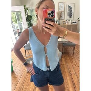 27 Miles Aspyn Top XS NWT Light blue v